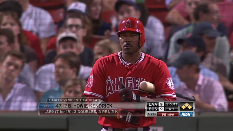 Illustration for article titled Howie Kendrick's Mustache Last Night Was, Erm, Unique